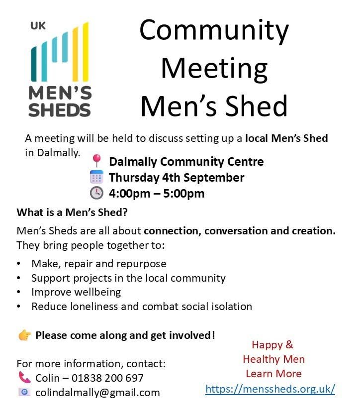 Community Meeting – Men’s Shed
