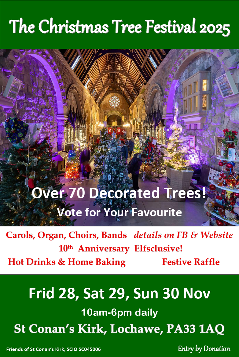 St Conan’s Christmas Tree Festival 2025